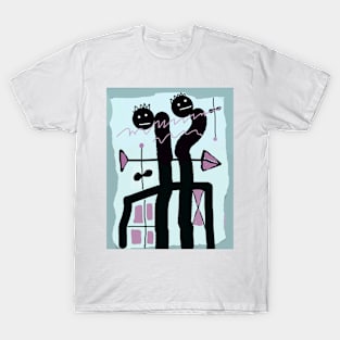 The Kids and Love's Arrow Stick Figure T-Shirt